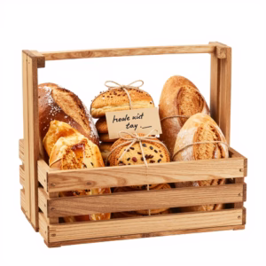 Handcrafted Bakery Gift Basket with Fresh Pastries and Artisanal Delights