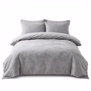 Premium Cotton Flannel Duvet Cover Set with Breathable Fabric and Soft Touch Finish