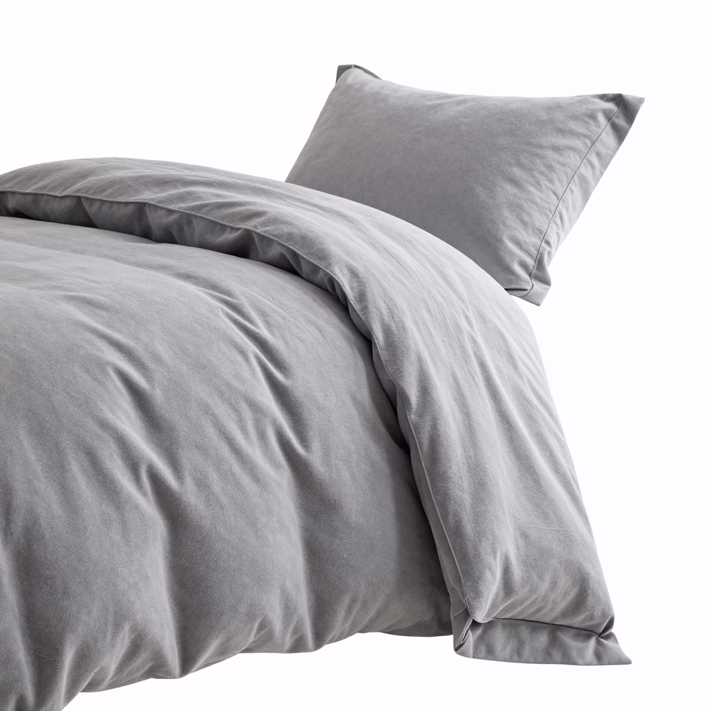 Premium Cotton Flannel Duvet Cover Set with Breathable Fabric and Soft Touch Finish - Image 2