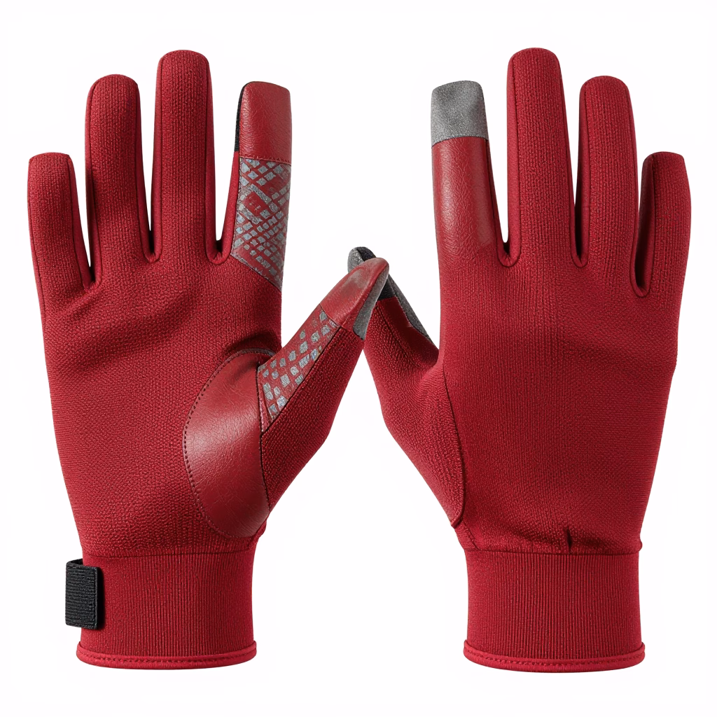 Crimson Ridge Cycling Gloves