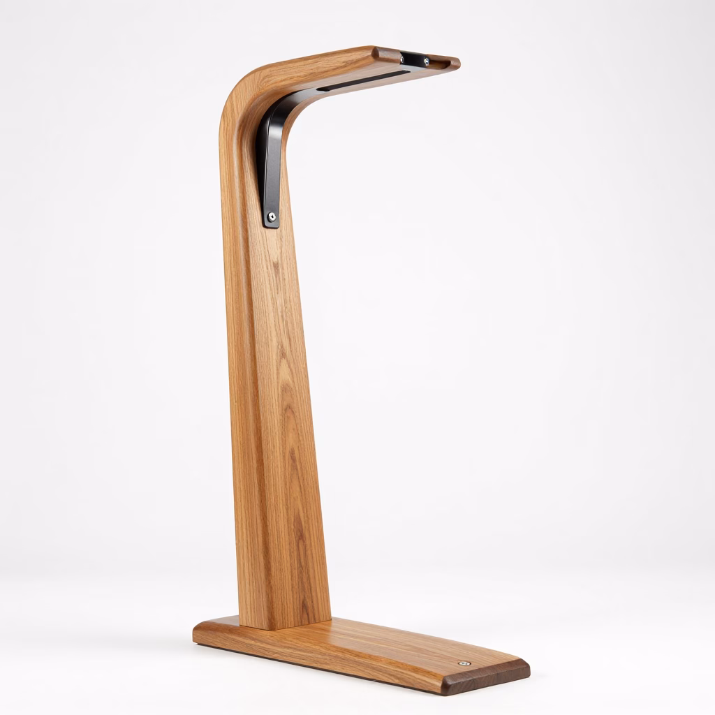 Handcrafted Rustic Wooden Bike Stand for Indoor and Outdoor Use - Image 2