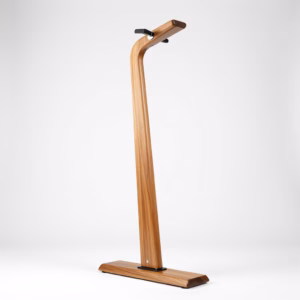 Rustic Wooden Bike Stand for Indoor and Outdoor Use
