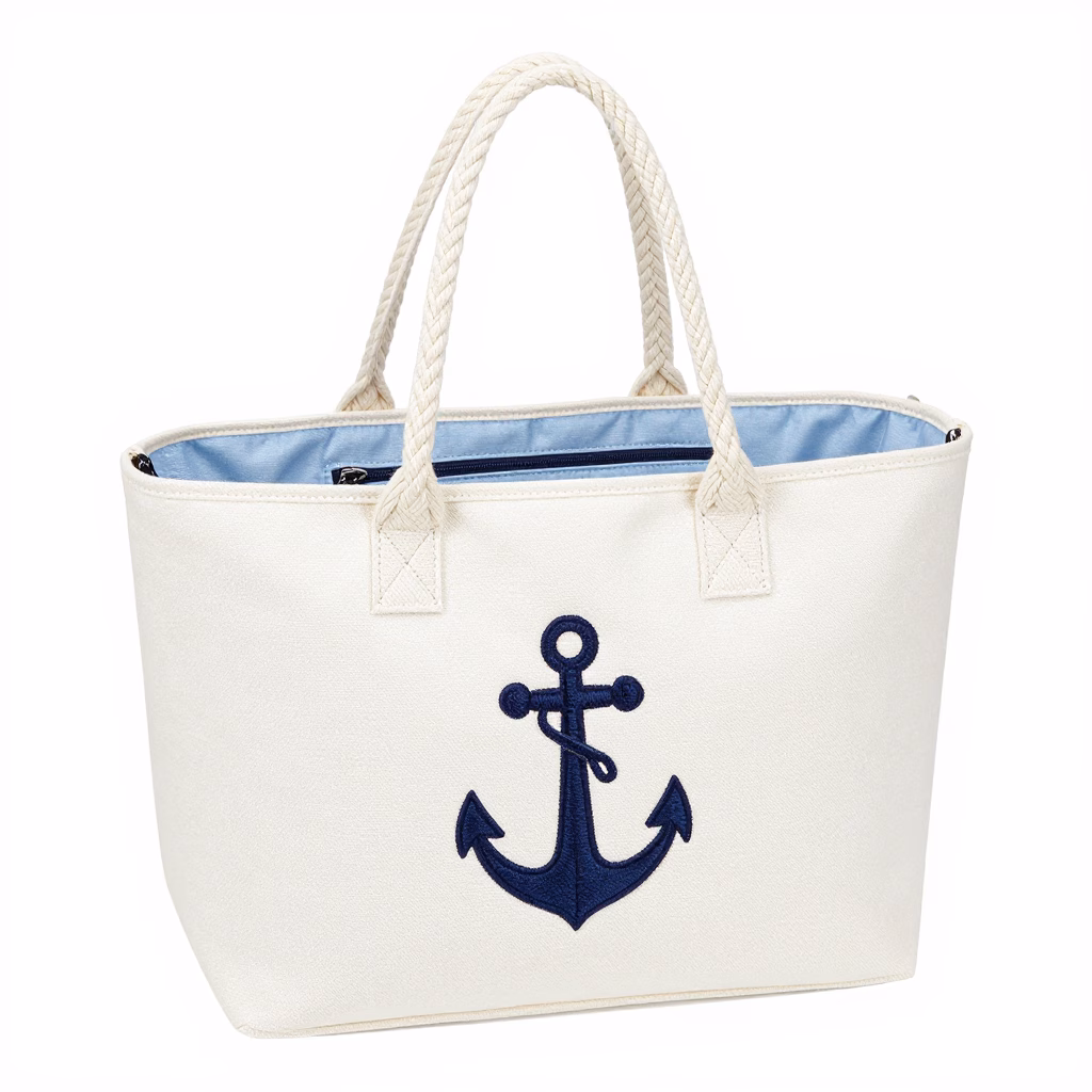 Navy Nylon Backpack - Image 2