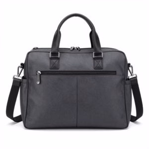 Monogrammed Leather Tote