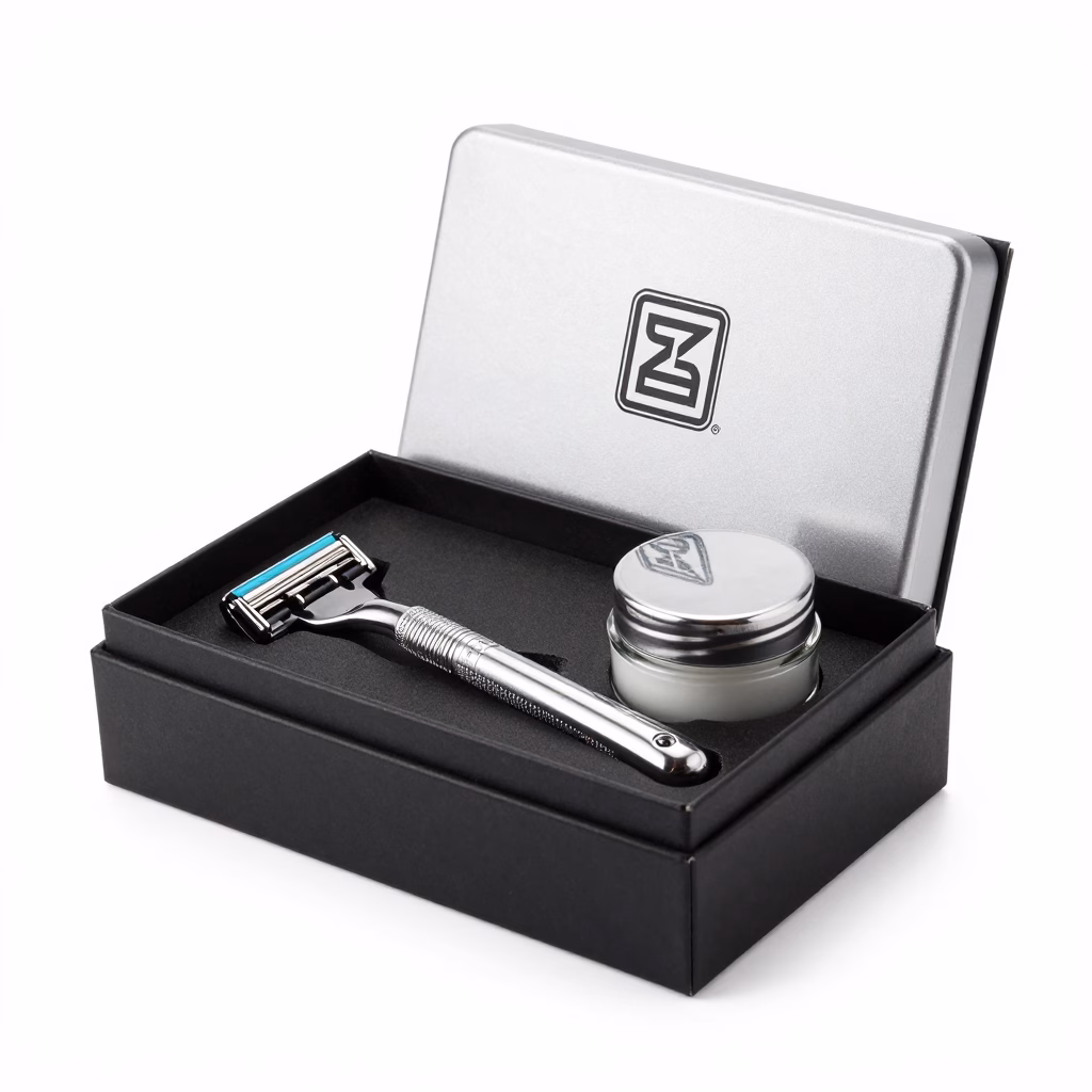 Stainless Steel Shaving Kit - Image 2