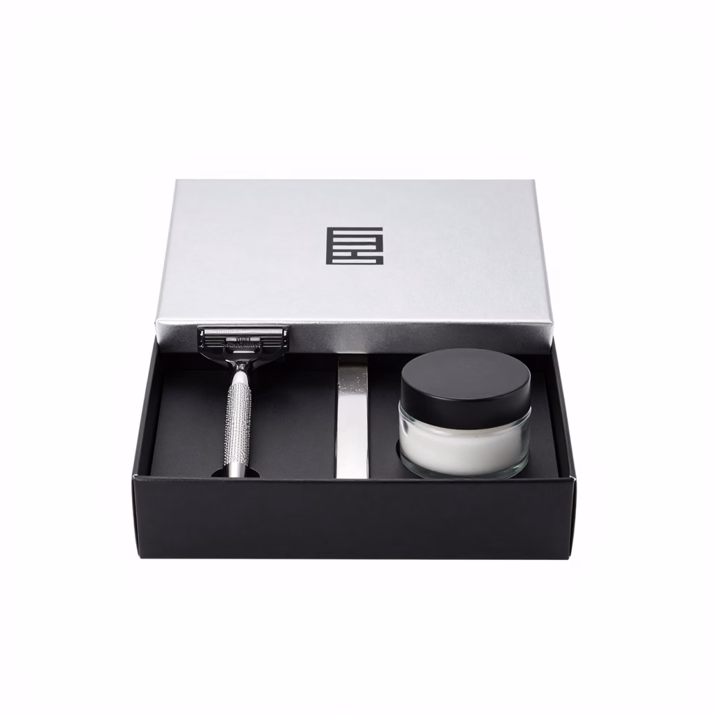 Stainless Steel Shaving Kit