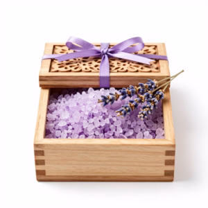 Lush Lavender Bath Salts for Deep Relaxation and Natural Skincare