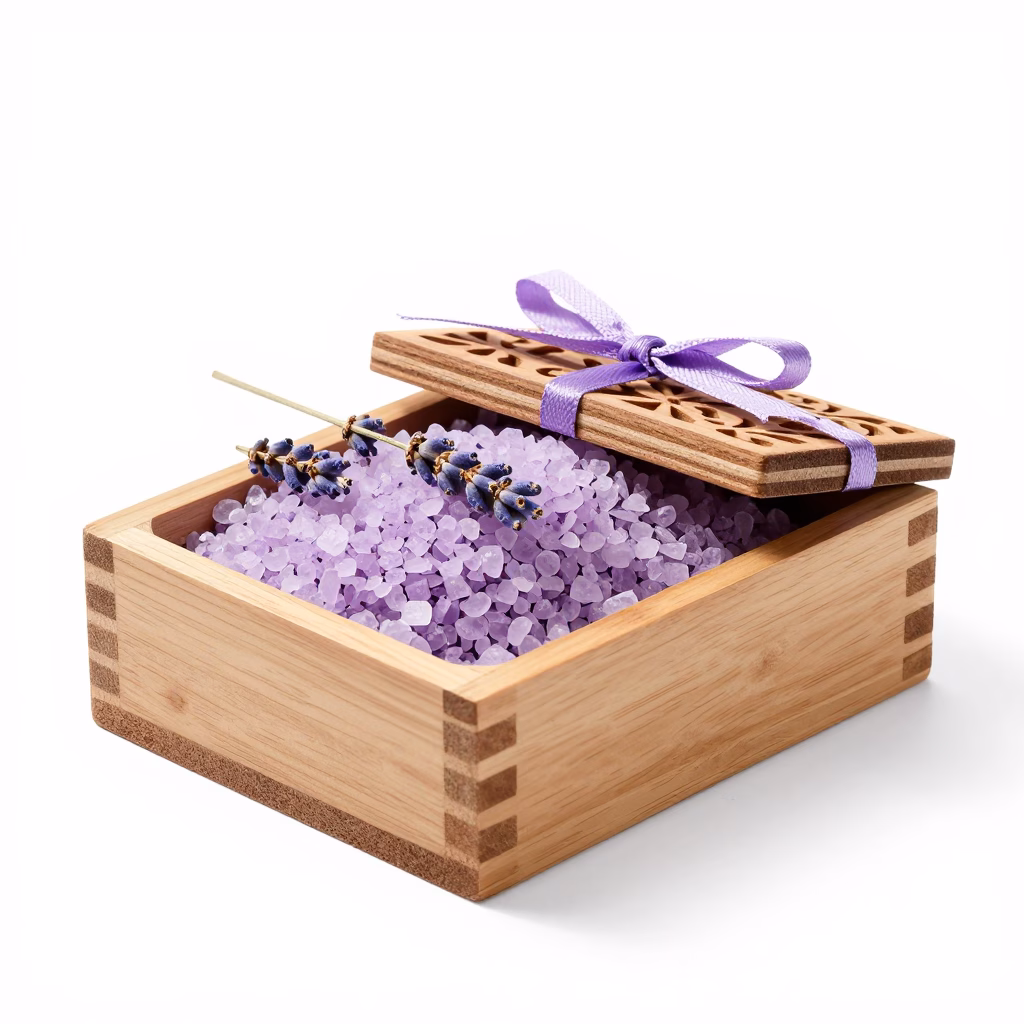 Lush Lavender Bath Salts for Deep Relaxation and Natural Skincare - Image 2